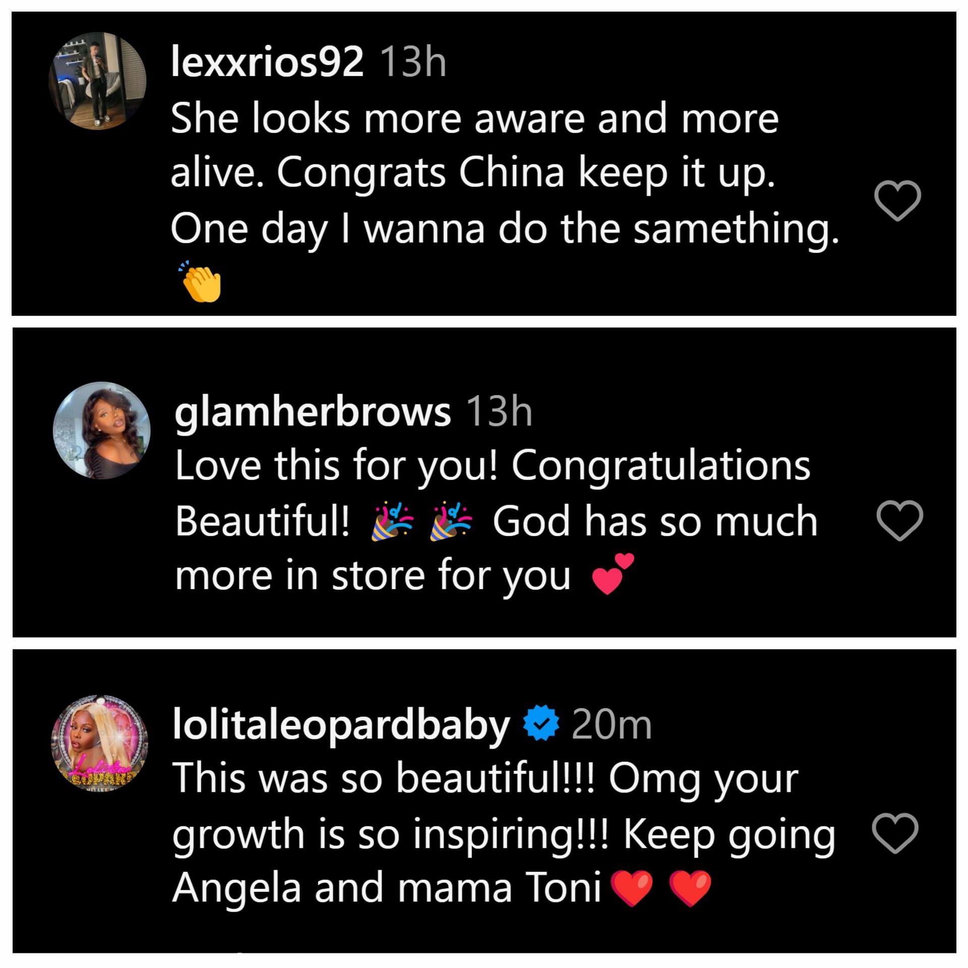 Emotional users were proud of Chyna (Image via Instagram/@blacchyna)