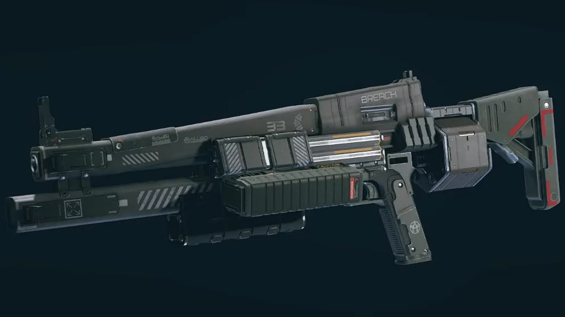 Breach shotgun is a powerful and accessible Ballistic weapon in Starfield (Image via Bethesda)