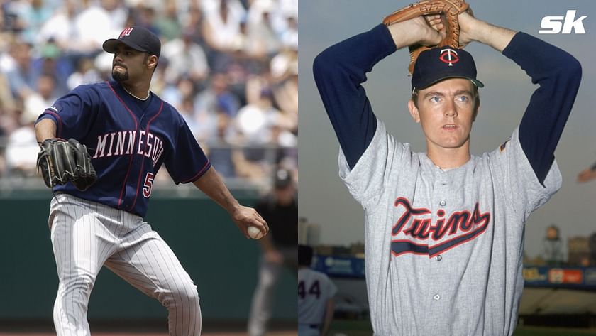 Minnesota Twins pitcher Bert Blyleven pitches in a game against