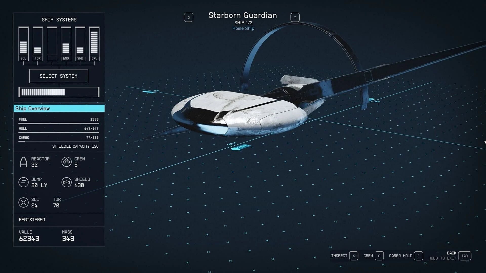 The Starborn Guardian appears in the NewGame+ mode (Image via Bethesda)