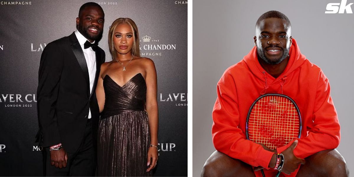 Frances Tiafoe and his girlfriend Ayan Broomfield