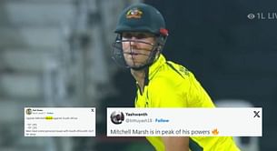 “WC isn’t far away” – Fans react to Mitchell Marsh’s 79* off 39 in SA vs AUS 2nd T20I
