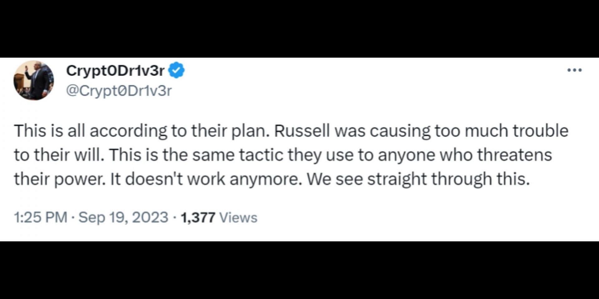 Internet erupts in a debate after YouTube decides to demonetize Russell&#039;s videos on the platform. (Image via X/@disclosetv)