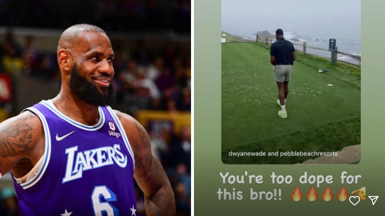 LeBron James in awe of Dwyane Wade&rsquo;s maiden hole-in-one at Pebble Beach