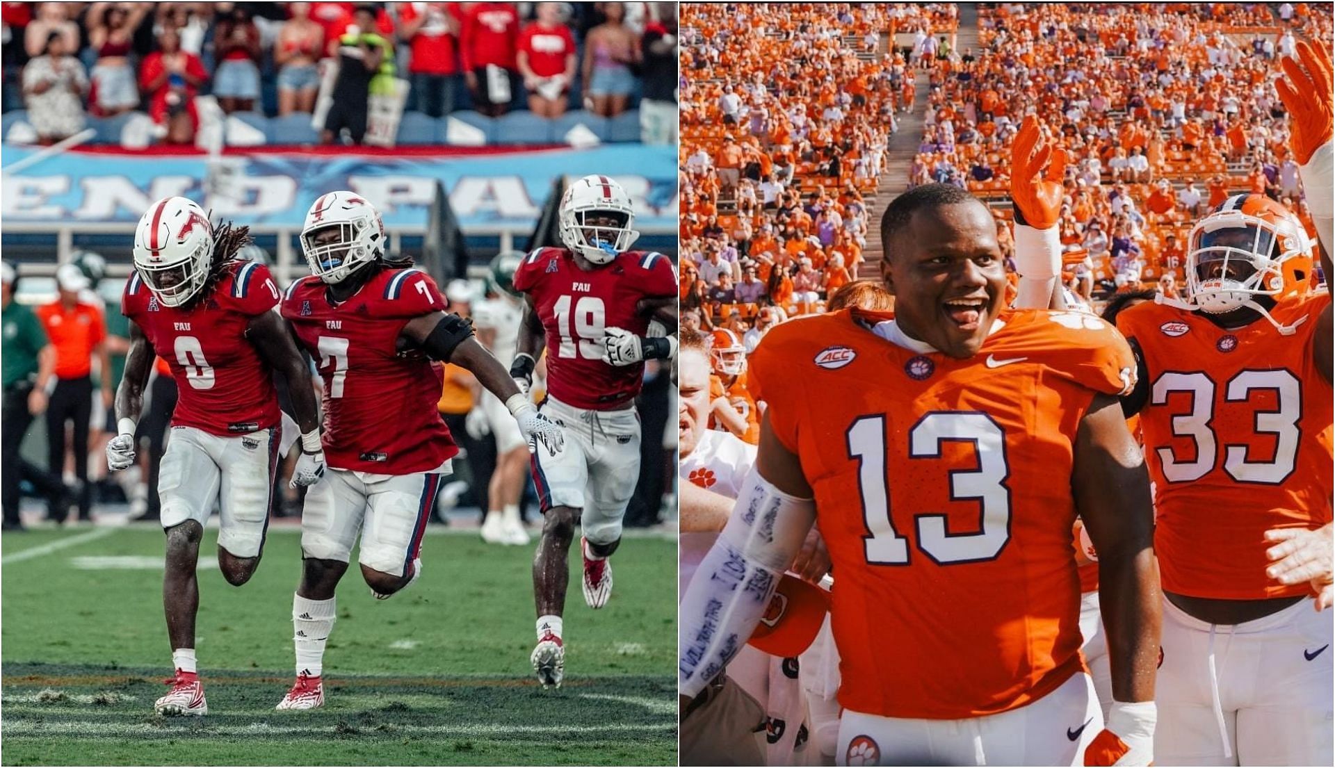 The Florida Atlantic Owls clash with the Clemson Tigers in week 3