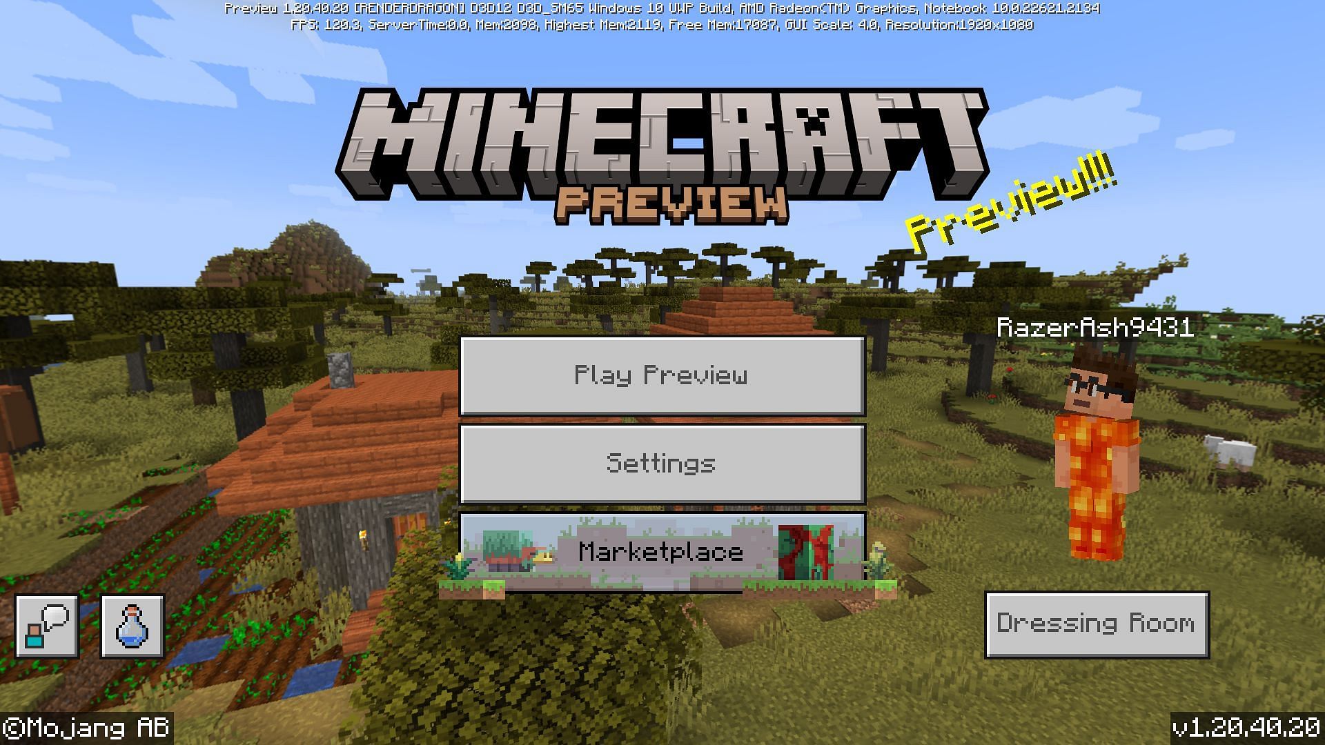 Minecraft Preview will contain loads of new and experimental features that Mojang is working on for the upcoming update. (Image via Mojang)