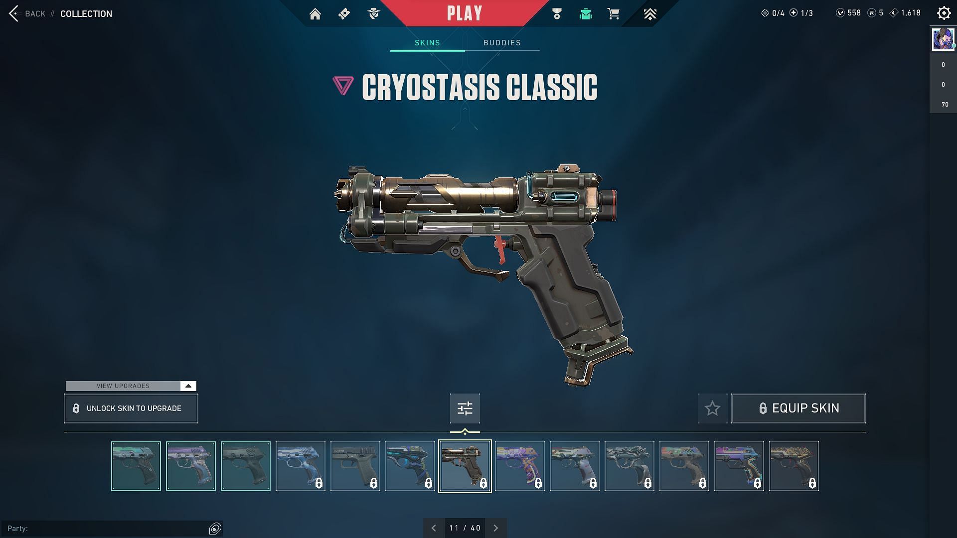 Cryostasis Classic (Image via Valorant)