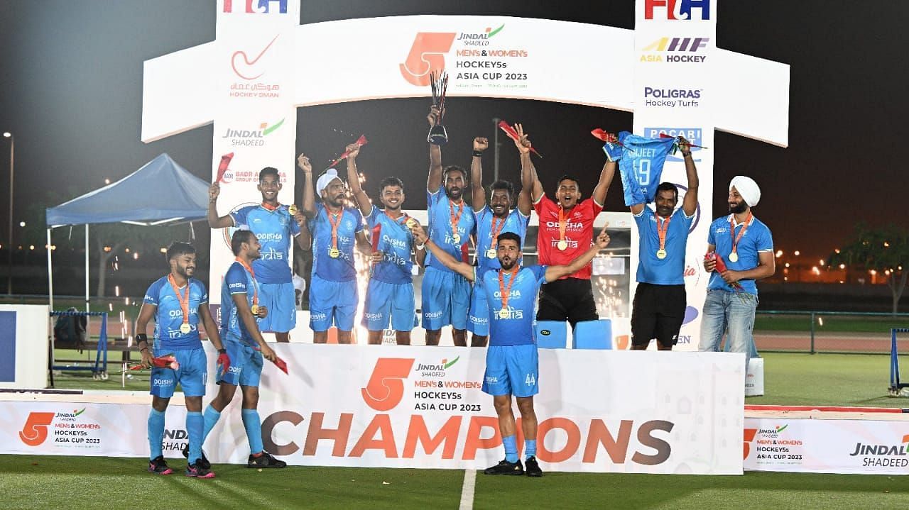 India triumphs over Pakistan in thrilling Hockey 5s final (Image via Hockey India)