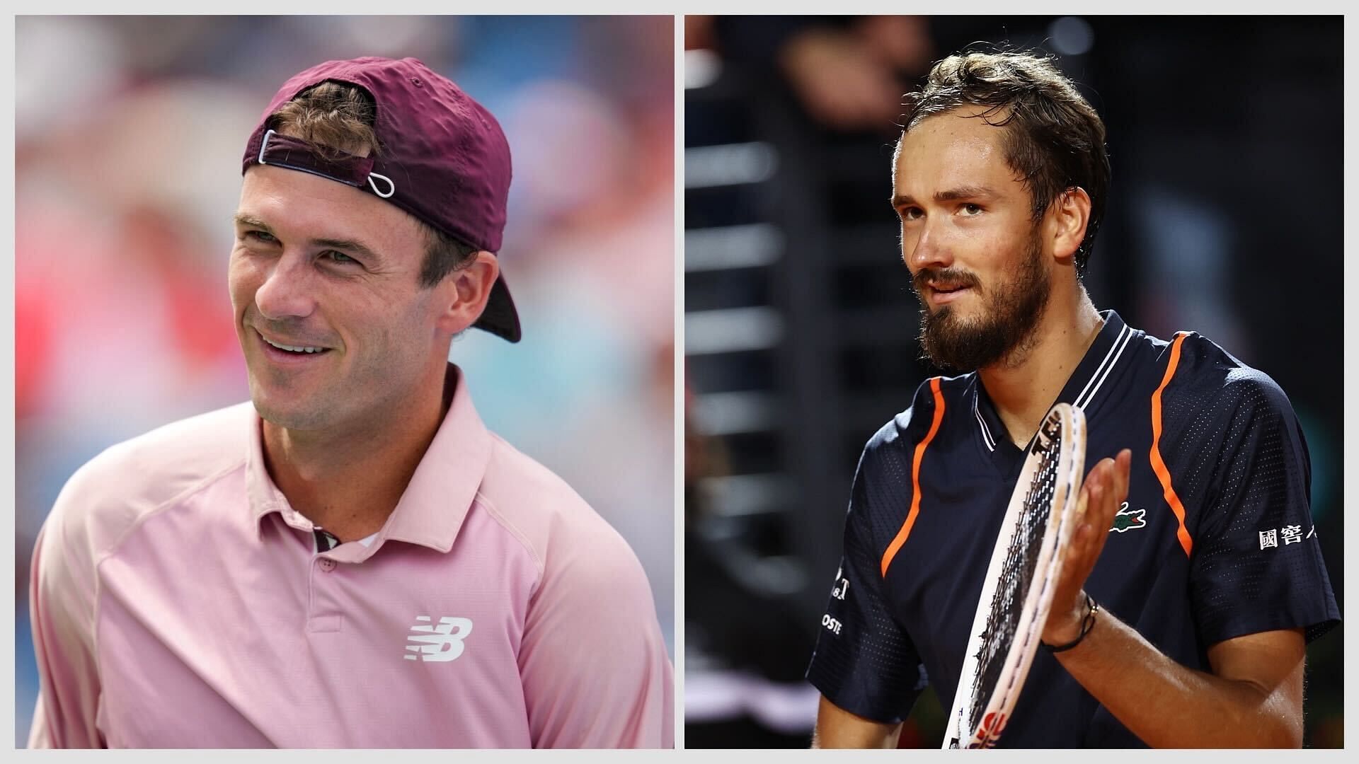 Tommy Paul helps ballgirl retrieve a stuck ball during China Open