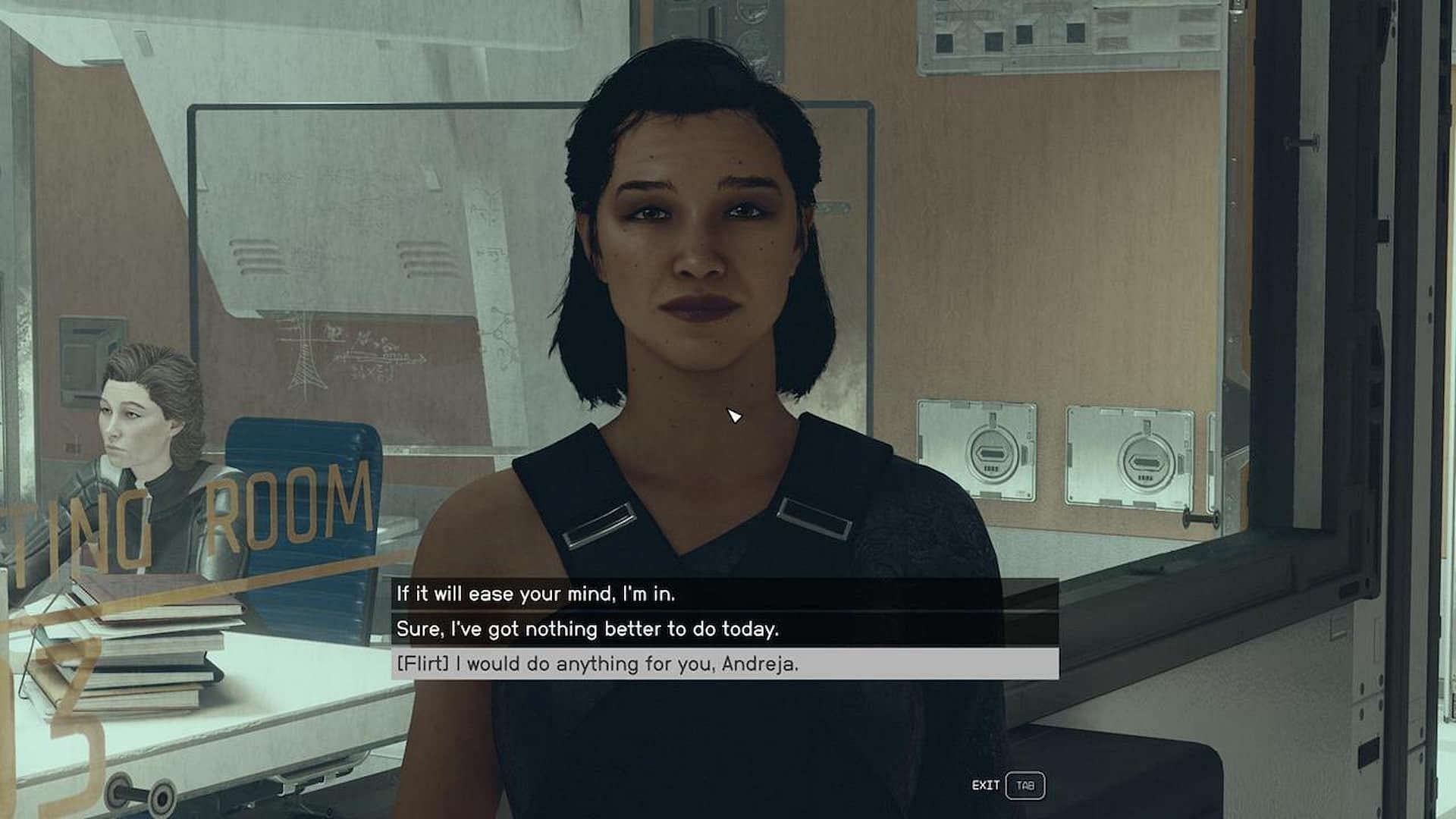 Divided Loyalties is a side quest related to Andreja (Image via Bethesda)
