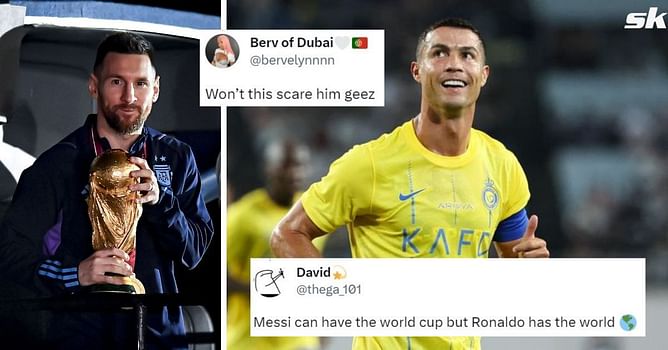 “Messi can have the World Cup but Ronaldo has the world” – Fans react as Cristiano Ronaldo supporters show ‘scary’ love for him at hotel in Iran