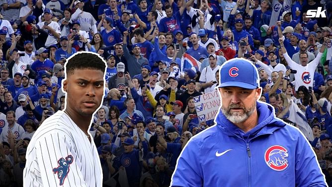 Chicago Cubs fans agitated as manager David Ross does not plan on prospect Alexander Canario seeing the field much - "Then why bring him up?!"