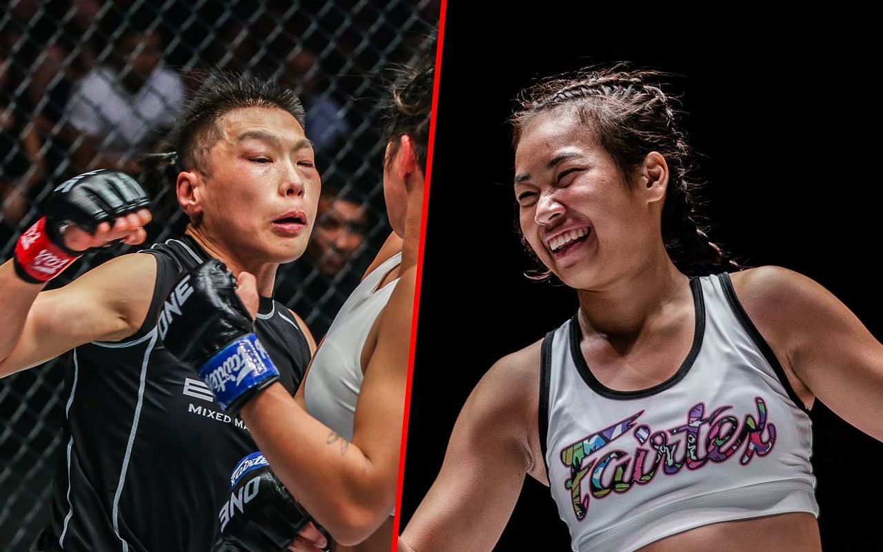 Xiong Jing Nan (left) and Wondergirl (right) | Image credit: ONE Championship