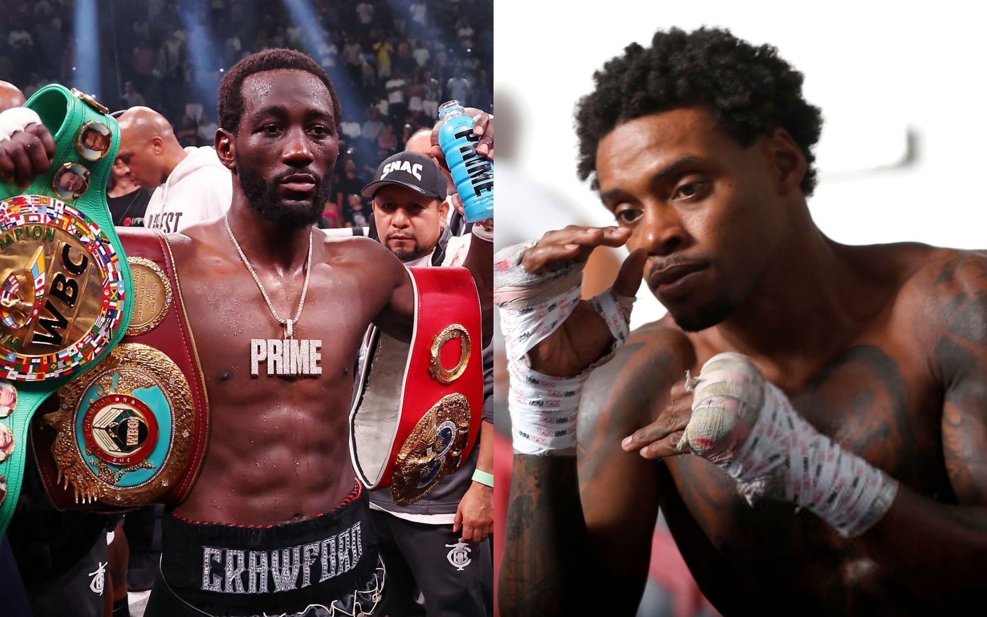 Terence Crawford (left) and Errol Spence Jr. (right) [Images Courtesy: @GettyImages]