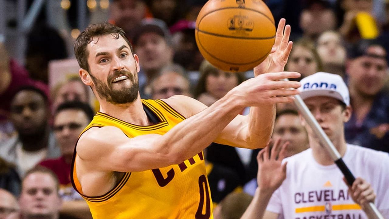 Kevin Love is synonymous with the &quot;touchdown pass&quot; in the NBA.