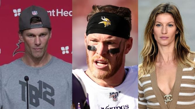 Kyle Rudolph revisits Tom Brady's turbulent final season that involved Gisele Bundchen divorce - "It was a tough year for him"