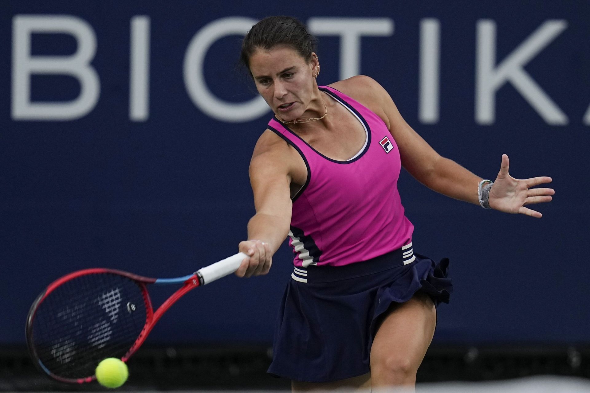 Emma Navarro at the 2023 San Diego Open.
