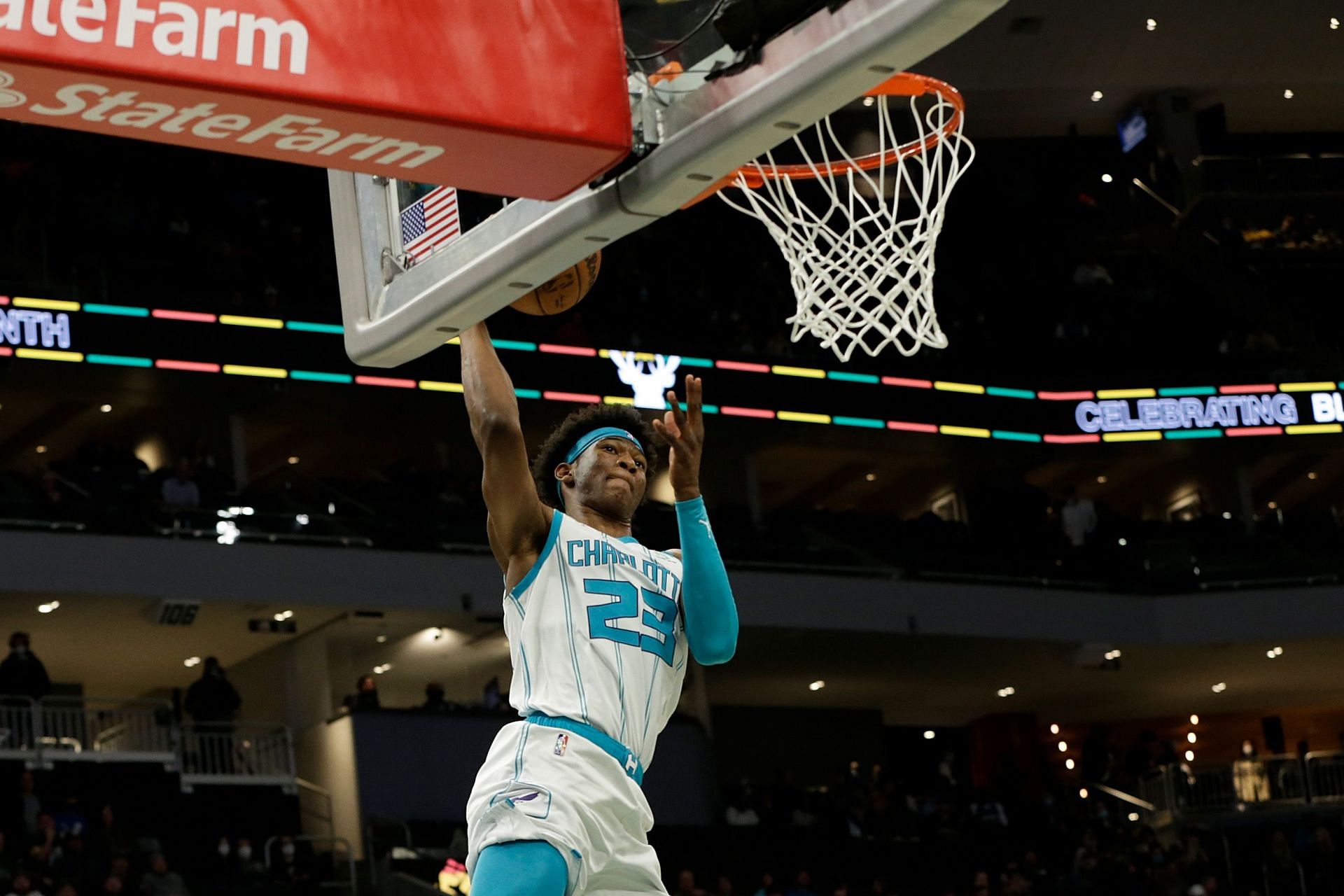 Kai Jones of the Charlotte Hornets