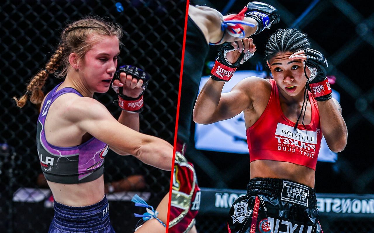 Smilla Sundell and Allycia Hellen Rodrigues. [Image: ONE Championship]