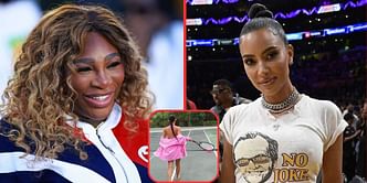 "Literally not how you hold a racquet" - Serena Williams reacts to Kim Kardashian's tennis-themed photoshoot