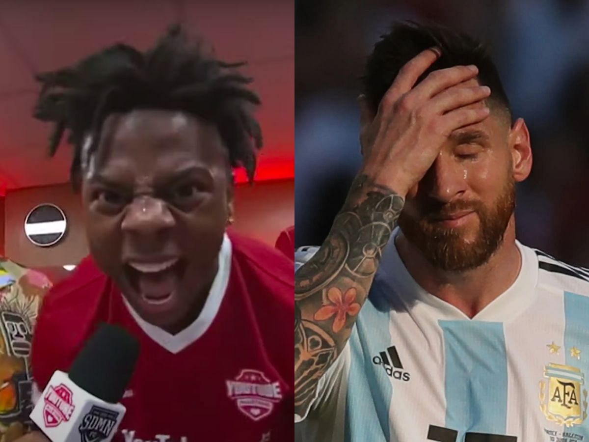 IShowSpeed compares himself to footballing icon Messi (Image via Sportskeeda)