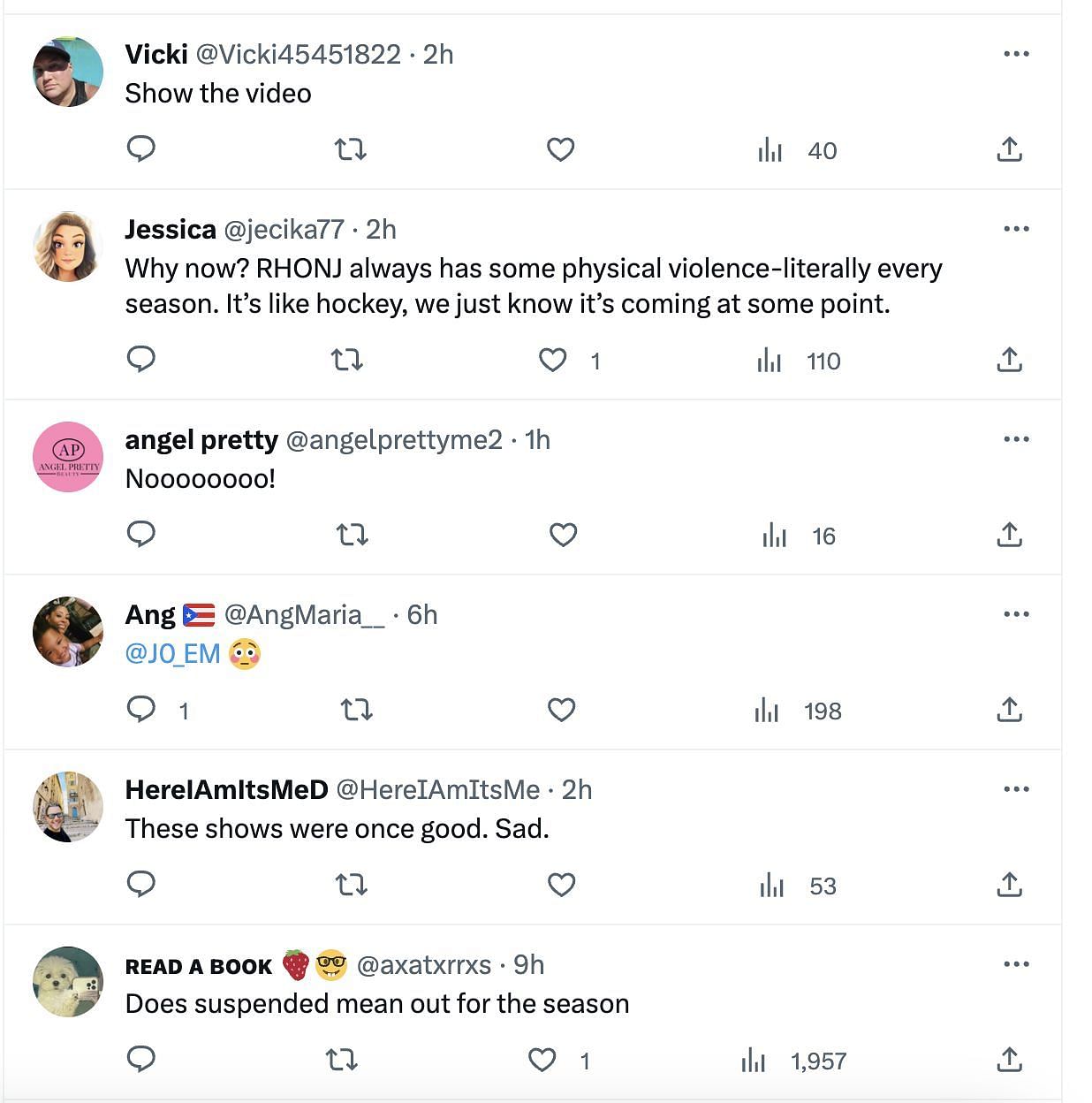 Social media users pick sides as The Real Housewives of New Jersey stars get into a physical altercation: More details revealed as Aydin and Cabral get suspended. (Image via X)