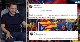 “He oozes class”, “Don’t you ever leave me” – Barcelona fans thrilled by performance from 29-year-old in 5-0 win against Betis