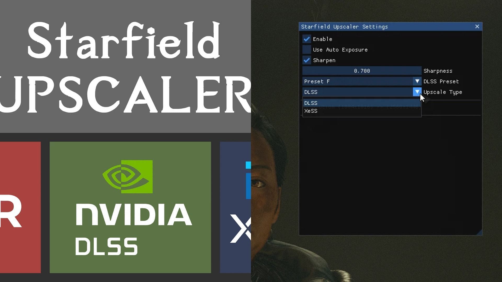 Starfield Upscaler - Replacing FSR2 with DLSS or XeSS at Starfield Nexus -  Mods and Community
