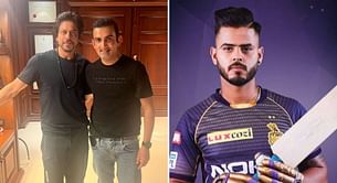“Sign of a homecoming?” – KKR’s Nitish Rana reacts to Gautam Gambhir’s latest post with Shah Rukh Khan