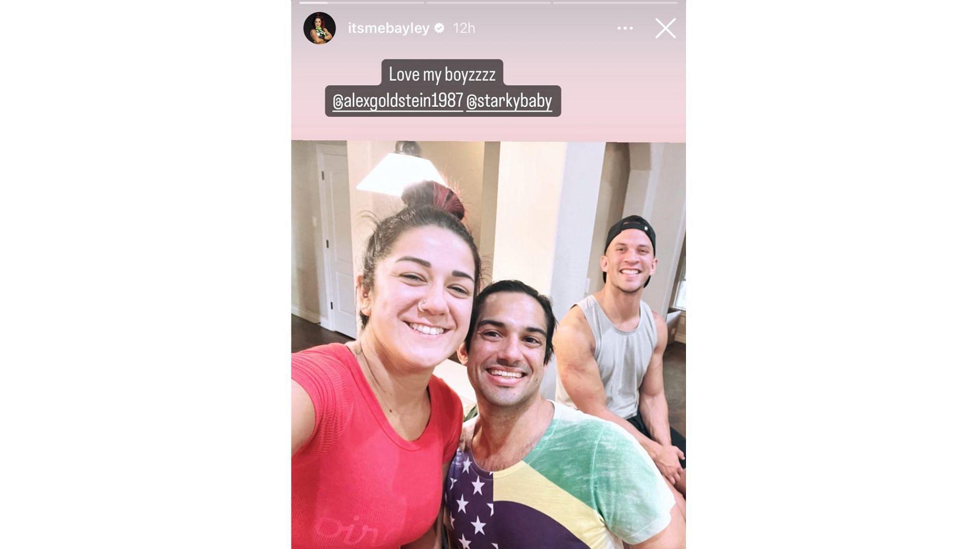 Bayley spotted with AEW star Ricky Starks