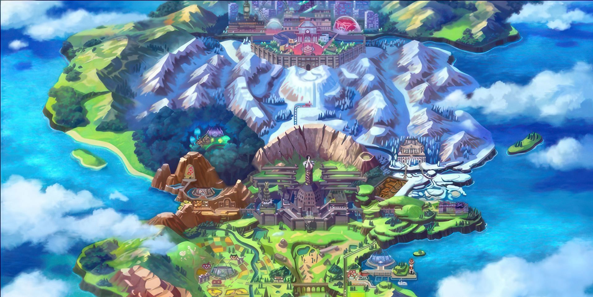 Galar Region (Image via TPC)