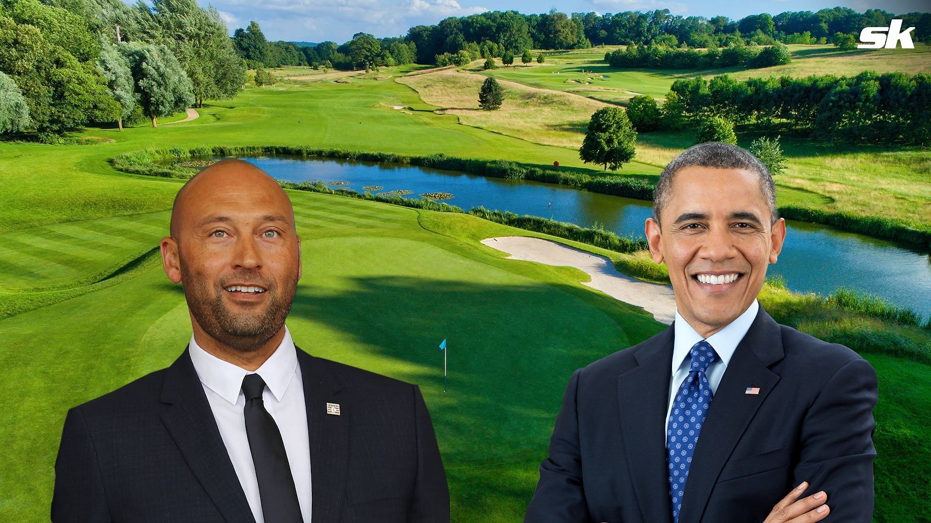 Derek Jeter pulled a fast one on Barack Obama during a 2014 round of golf