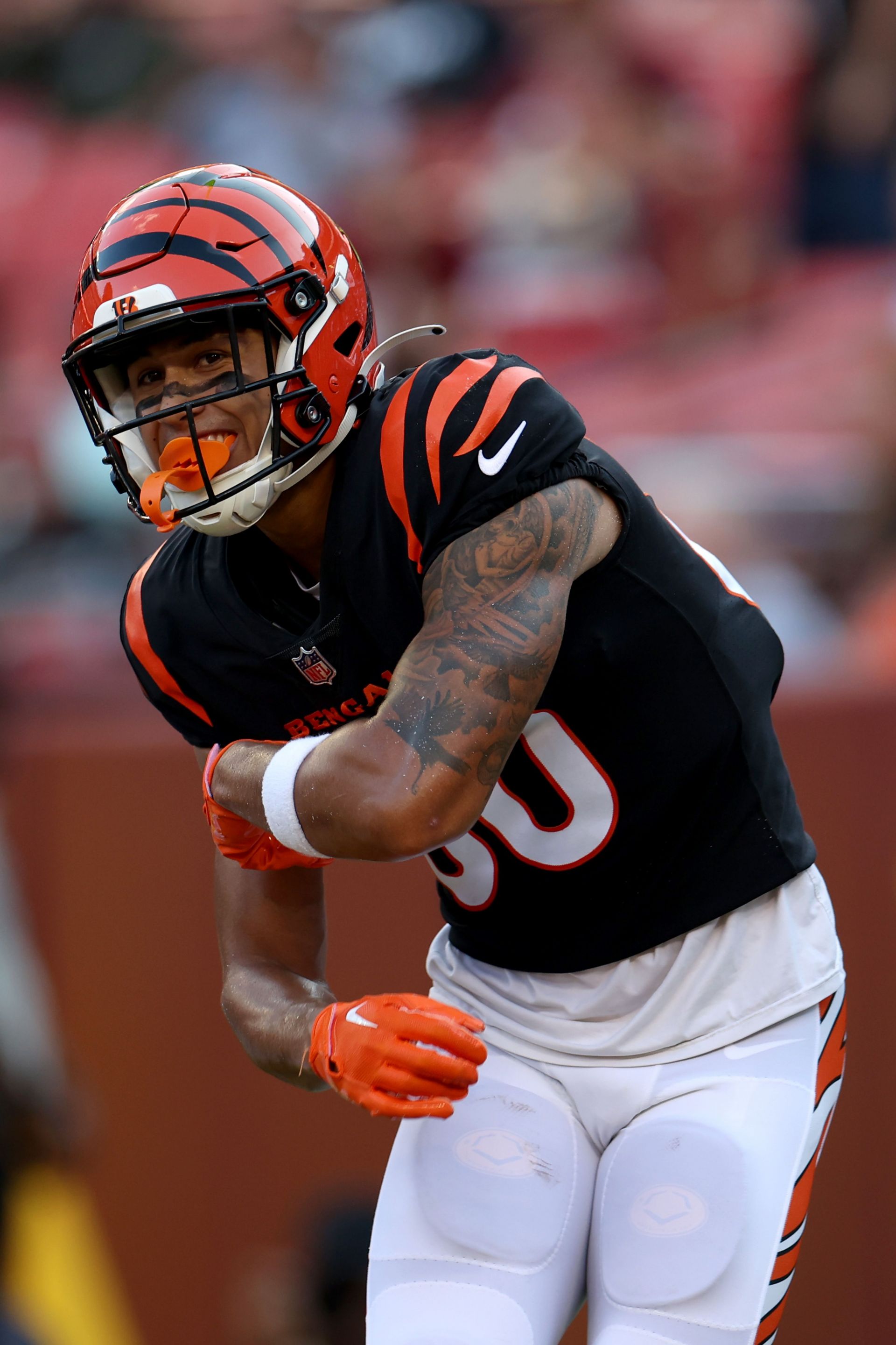 Andrei Iosivas at Cincinnati Bengals v Washington Commanders