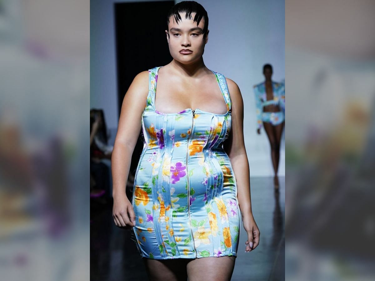 The plus-size fashion trend from Sami Miro at NYFW 2024( Image via Getty)