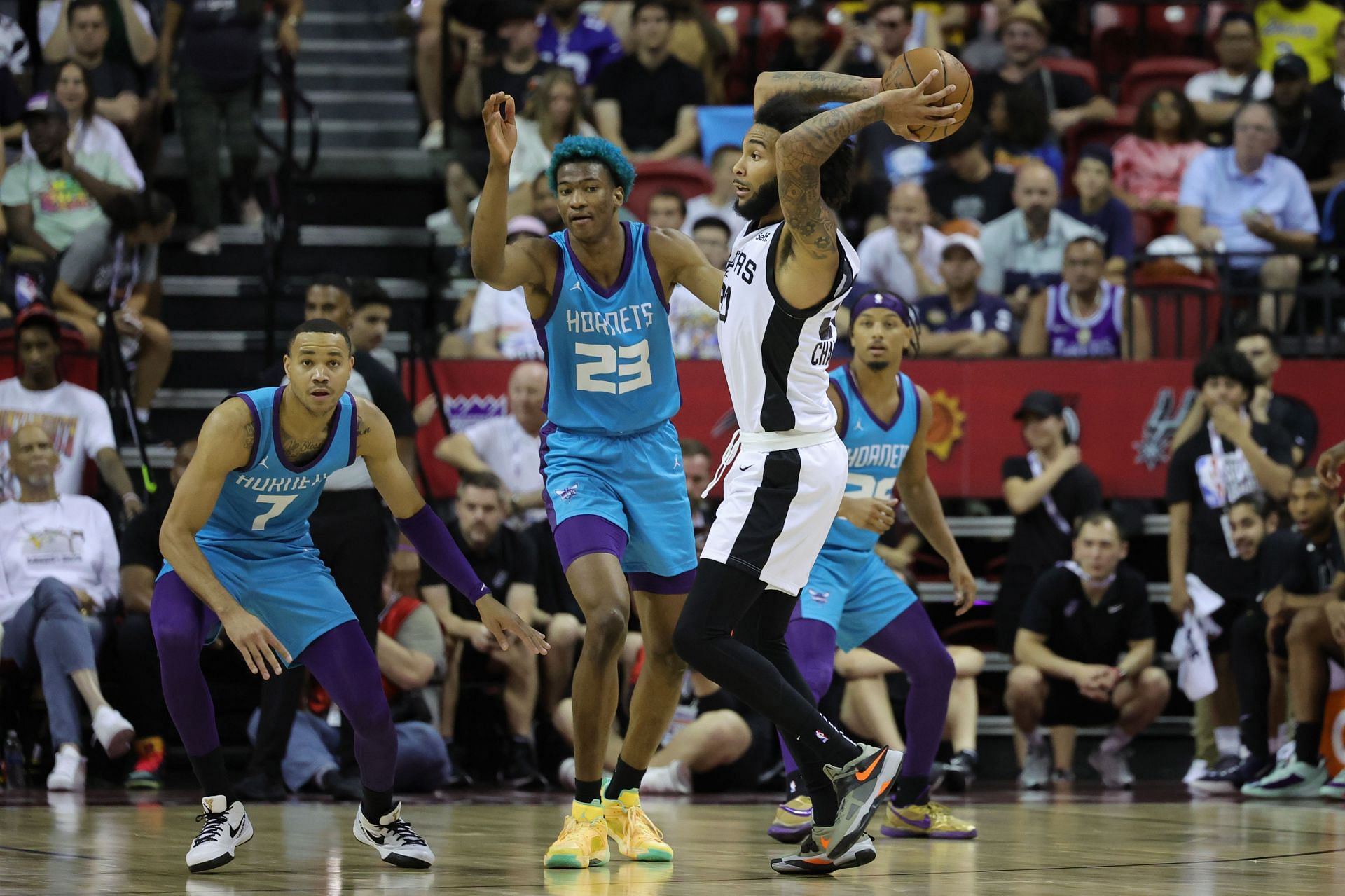 2023 NBA Summer League: Charlotte Hornets vs. San Antonio Spurs