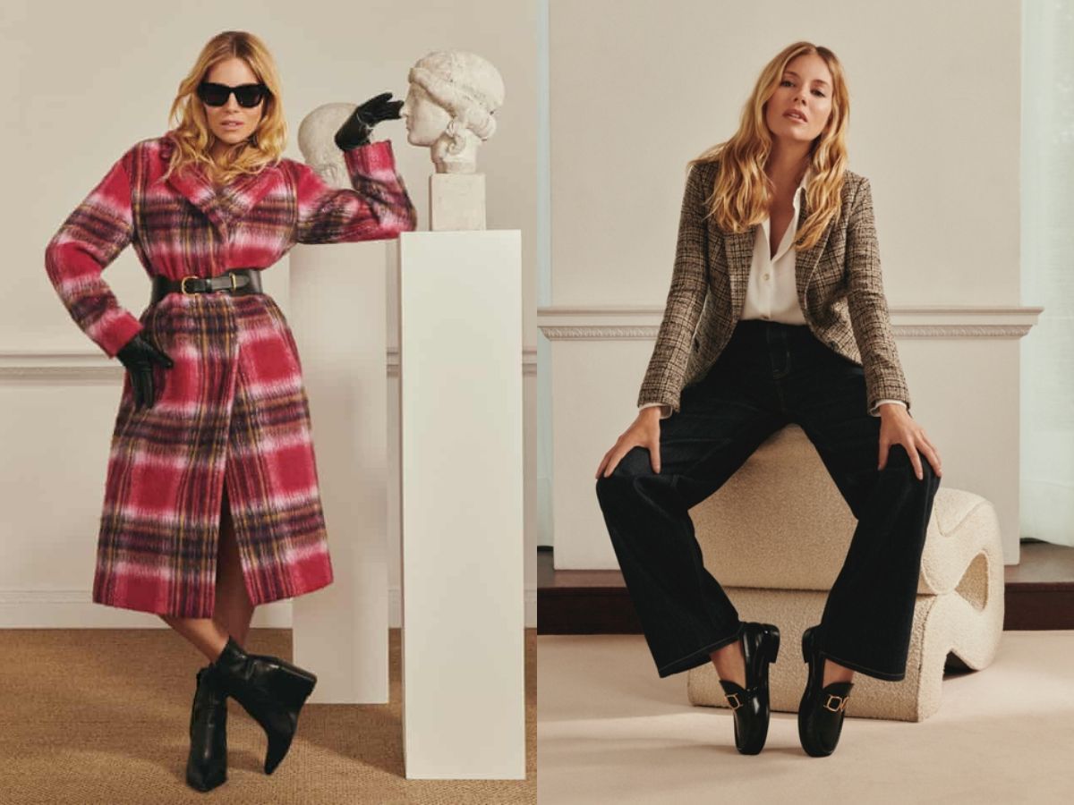 Sienna Miller in M&amp;S style resonates with the brand&#039;s vision (Image from Twitter/@theindustryfash)