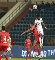 Irfan couldn't impact the game much (Image courtesy: ISL Media)