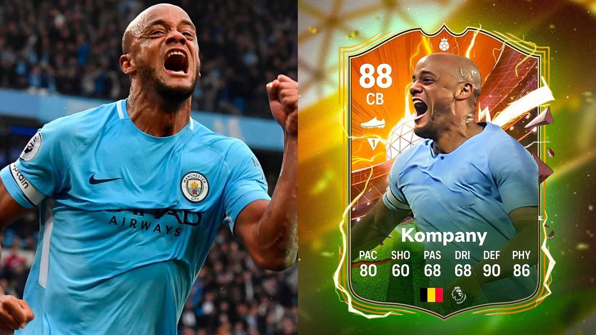 A new Hero item for EA FC 24 has been leaked online (Images via The Telegraph, Twitter/FUT Scorecard)