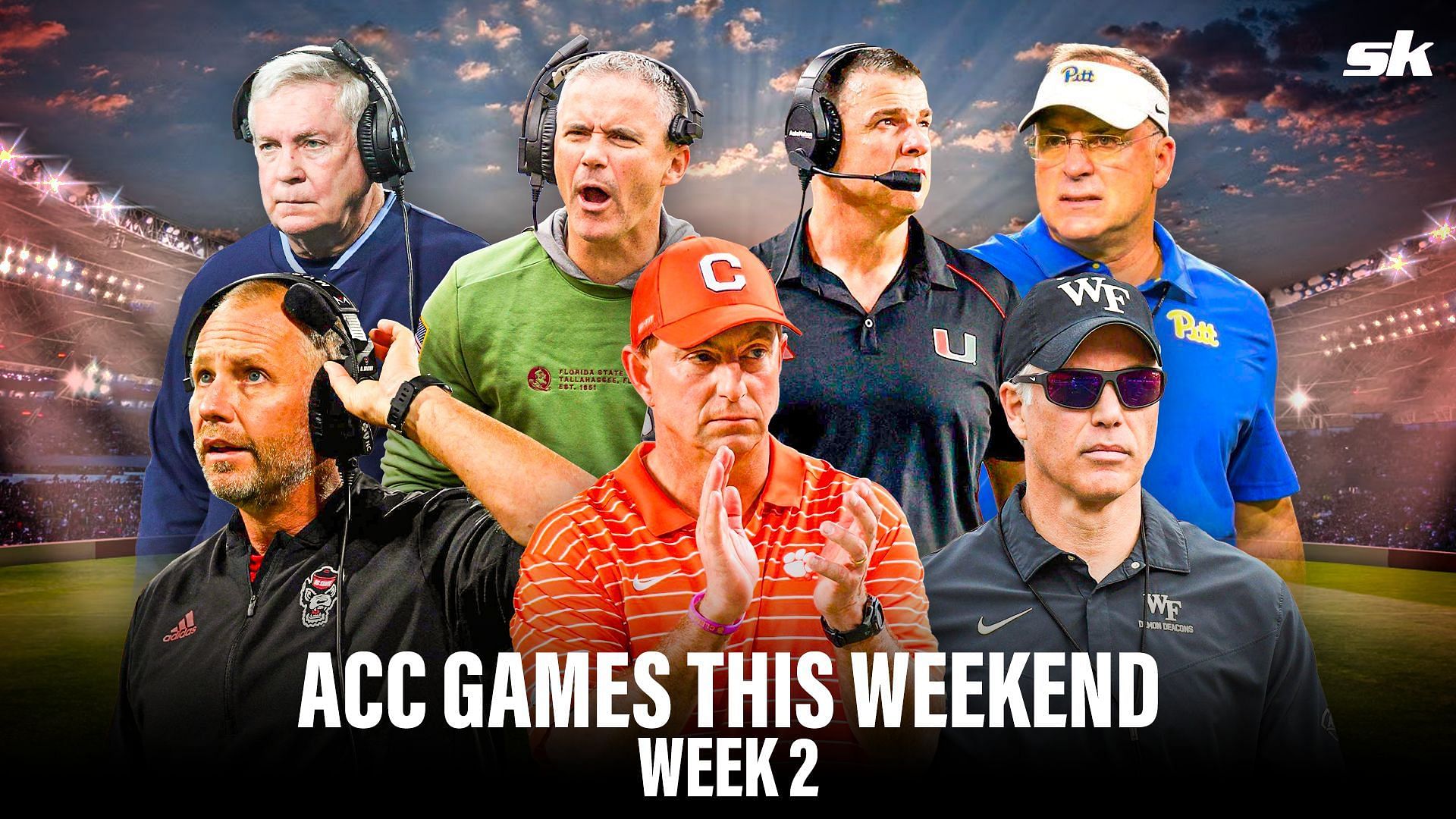 ACC Games TV Schedule: Channel & Live Stream Info - Week 1