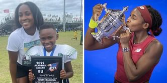 "Legend says he's still screaming to this day" - Coco Gauff delighted by how her brother celebrated her US Open 2023 title win