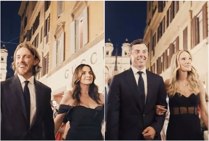 Watch: Fans give European Ryder Cup stars a big welcome ahead of the team dinner in Rome