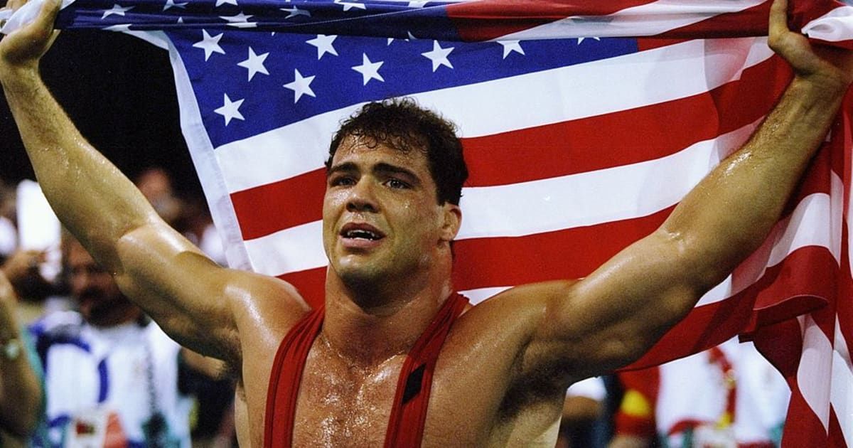 Kurt Angle won a gold medal at the 1996 Atlanta Olympics. (Photo: Olympics)