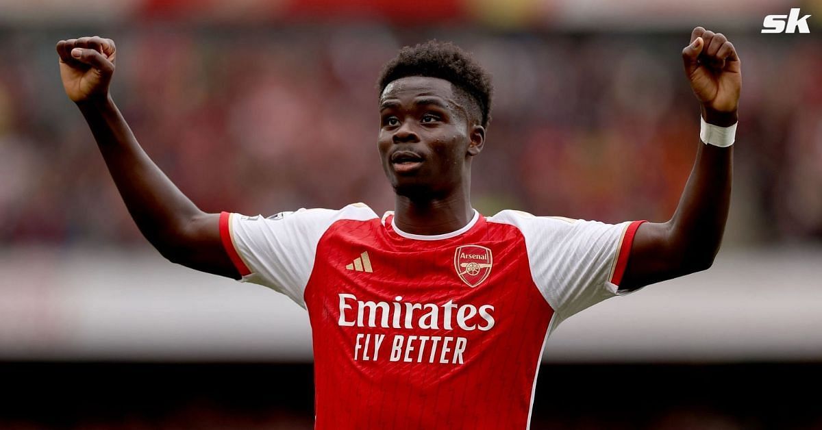 Bukayo Saka of Arsenal is in good form.