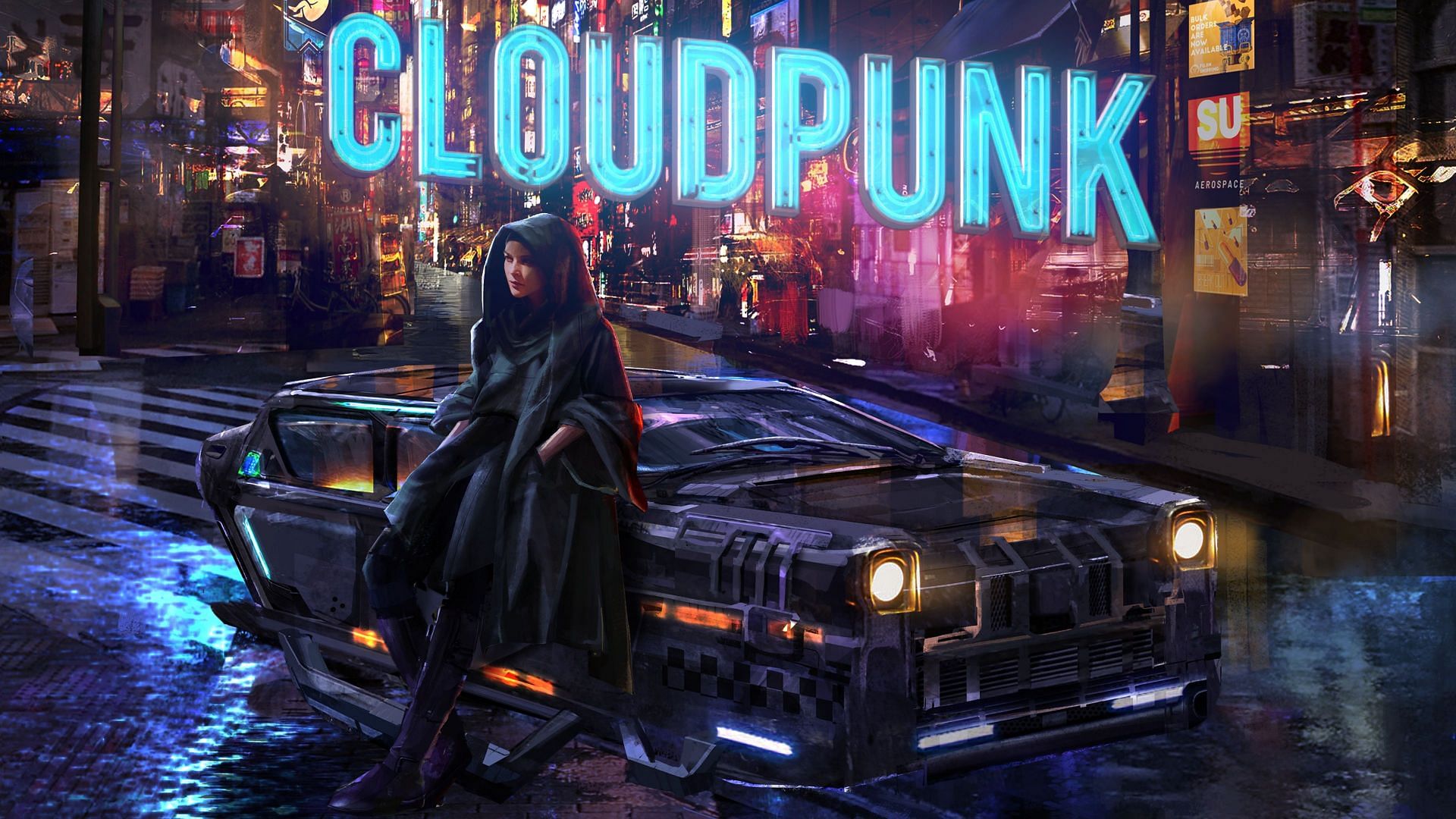 Cloudpunk cover poster (Image via ION LANDS)