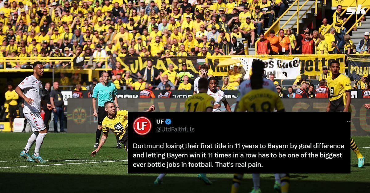BVB collapsed on the final matchday last season to throw the league title away.