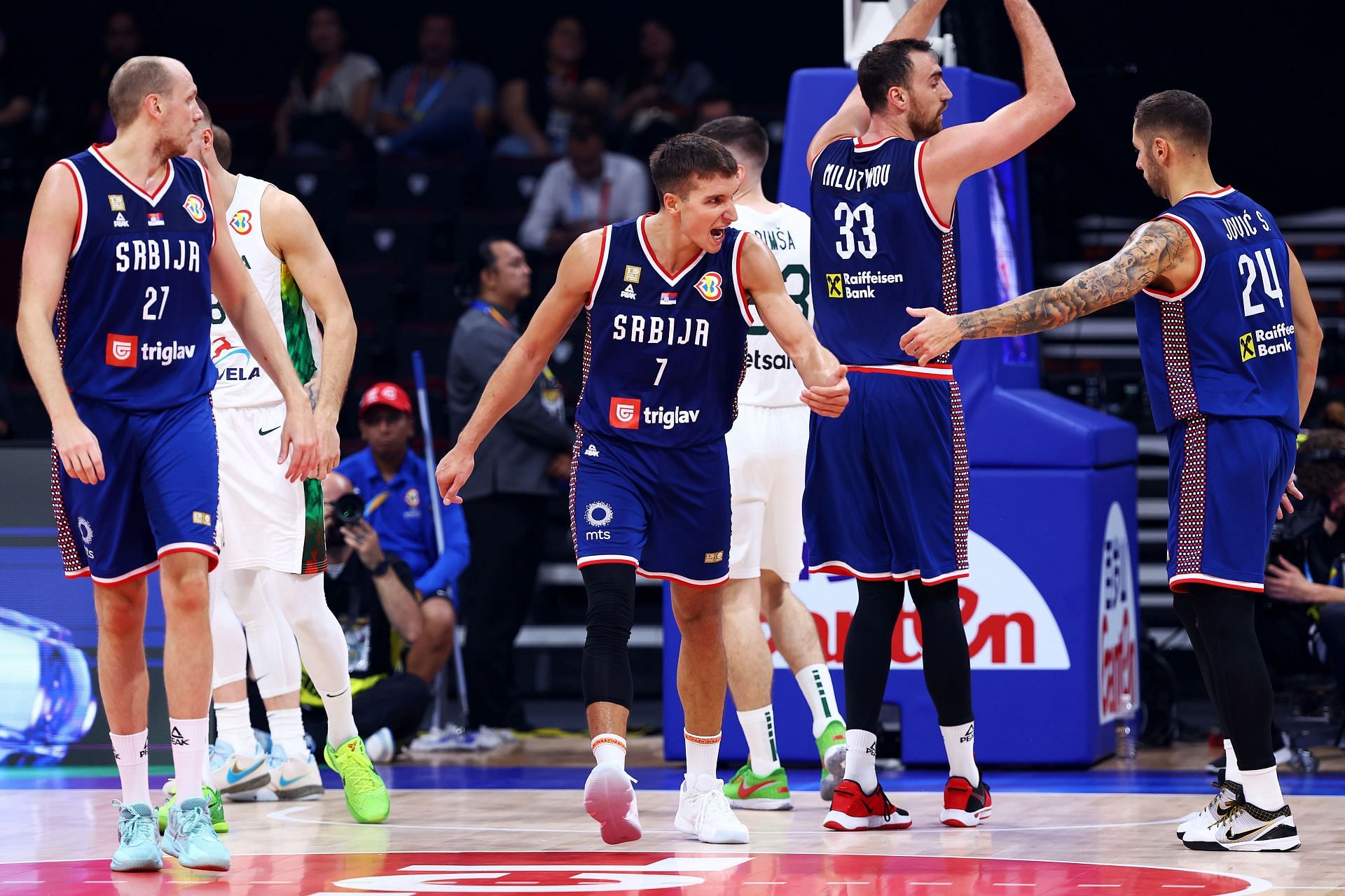 Bogdanovic gets Serbia past Lithuania, into World Cup semis_