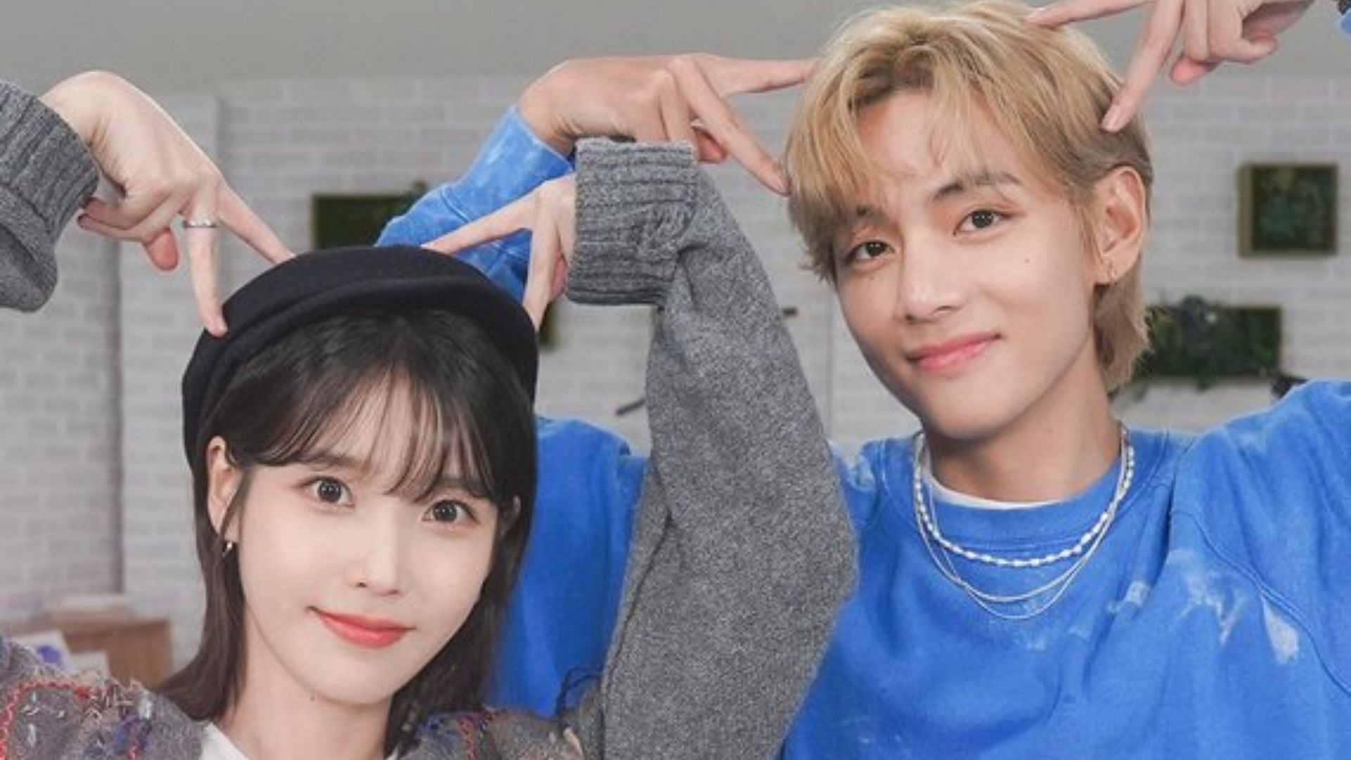 V made a special appearance on IU