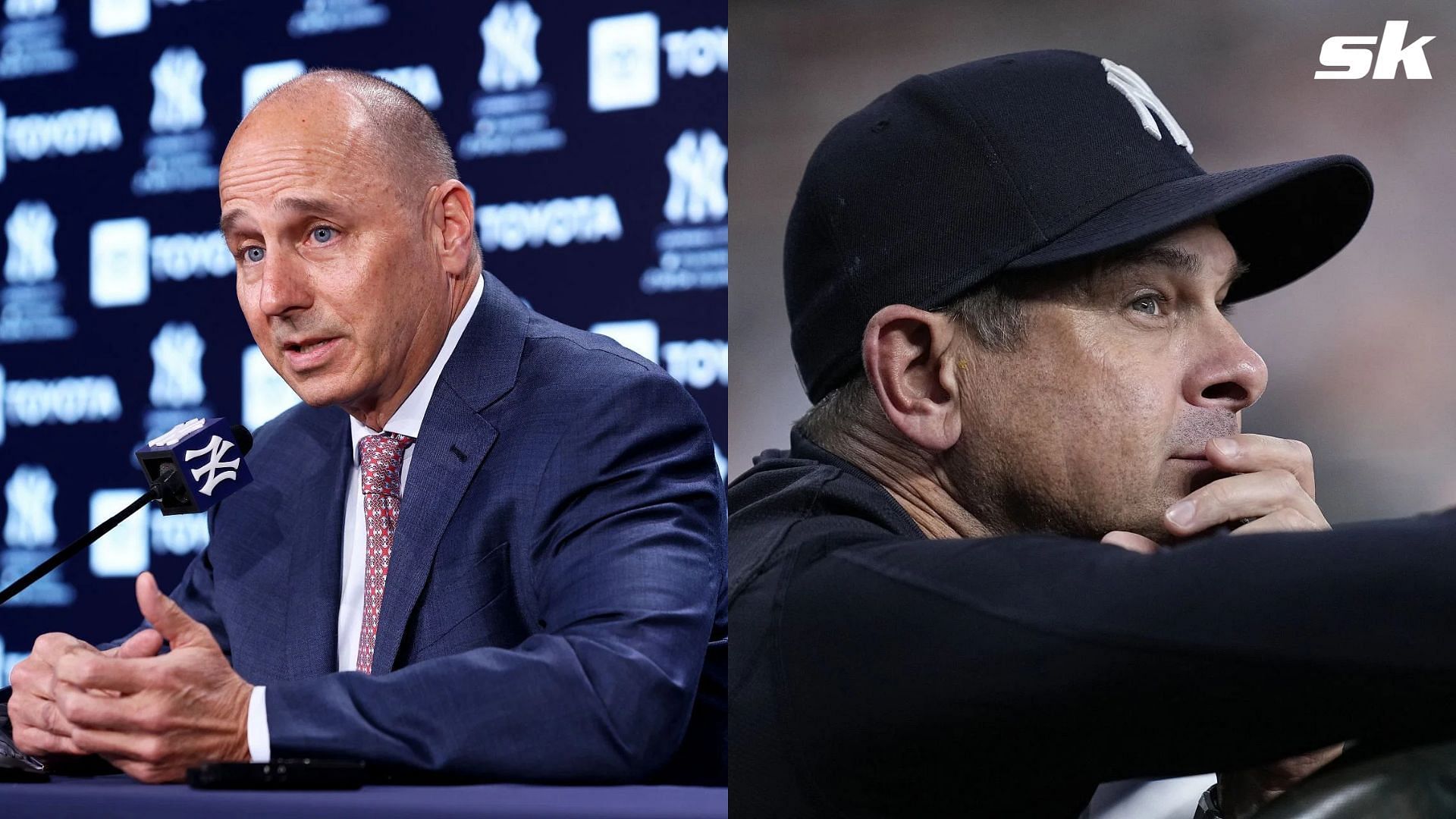 New York Yankees GM Brian Cashman &amp; Manager Aaron Boone