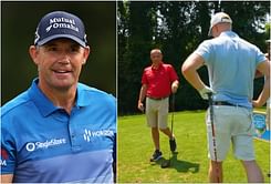 "The 'rules of golf' do not cover scrambles" - Padraig Harrington responds to on-course dispute between Barstool's Kirk and Francis