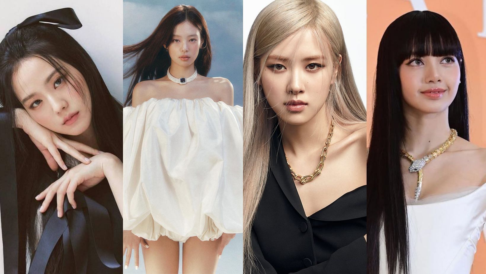 Featuring BLACKPINK (L-R) Jisoo, Jennei, Ros&eacute;, and Lisa. (Images via Twitter/ @spinorbinmusic @seouIsonyosound and @pinksIover)
